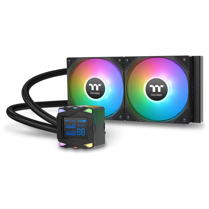 Thermaltake, Kit Raffreddamento a Liquido LA240-S ARGB, Ventola 12cm, Nero