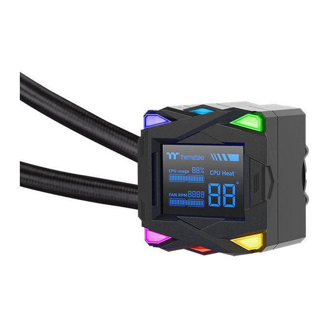 Thermaltake, Kit Raffreddamento a Liquido LA240-S ARGB, Ventola 12cm, Nero