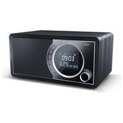 Sharp Radio Digitale Nera DR450 Equalizzatore Cabinet in Legno