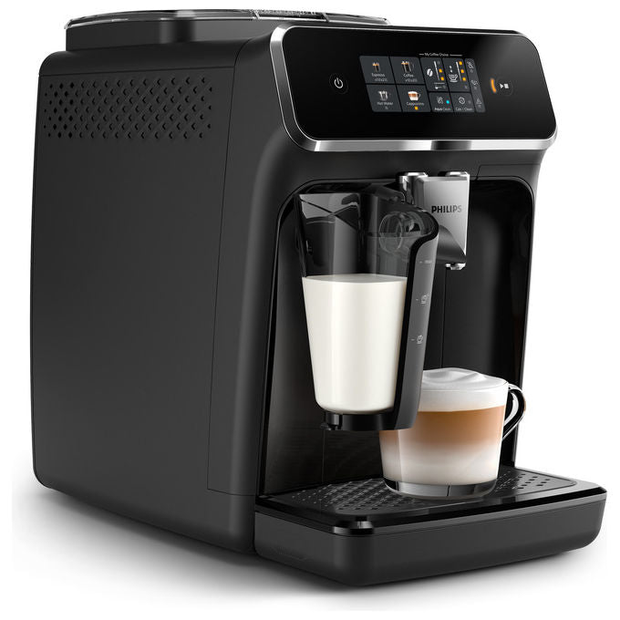 Philips, Macchina Caffe' Automatica, LatteGo EP2331-10, 4 Bevande, Nero