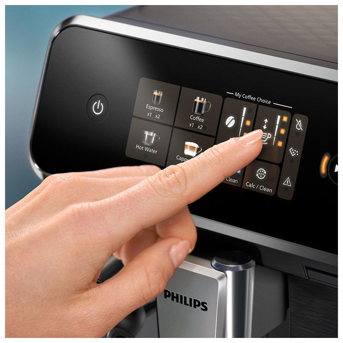 Philips, Macchina Caffe' Automatica, LatteGo EP2331-10, 4 Bevande, Nero