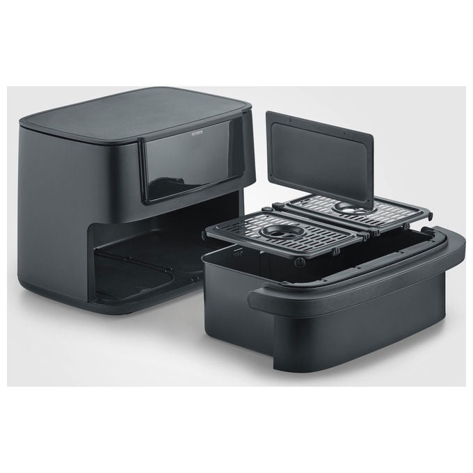 Severin, Friggitrice ad Aria Doppia, 9 L, 2600 W, Nero