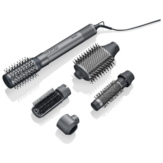 Severin WL0683 - Kit Styling Capelli 1500 W Tecnologia Ioni Antracite Argento
