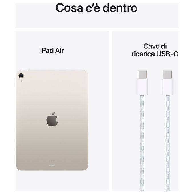 Apple, iPad Air 11'', Wi-Fi, 1TB, Galassia, Chip M3