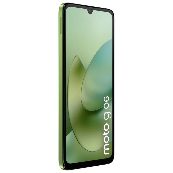 Motorola MOTO G06 Smartphone 6.88'' Doppia SIM 4G Android 15 4GB RAM 128GB Fotocamera 50MP Batteria 5200mAh NFC colore Verde