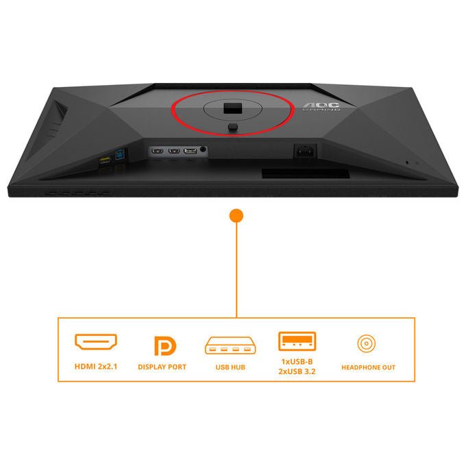 AOC, Monitor PC 27'' Quad HD LED Nero, G4 Q27G4SRU Gaming, 2560x1440, 1 ms