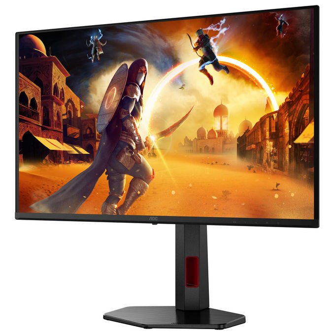 Aoc, Monitor Gaming Qhd, 27'', Qd-Oled, 240Hz, Nero Rosso, G4 Q27G4ZDR