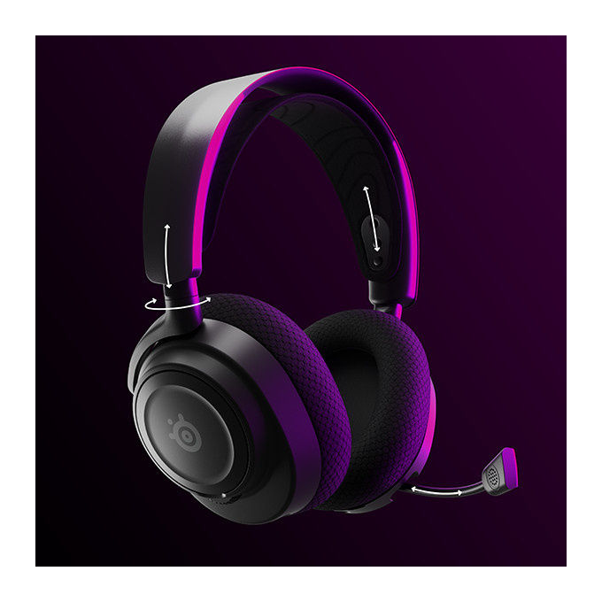 Steelseries Arctis Nova 7 Cuffie Gaming Wireless Nero