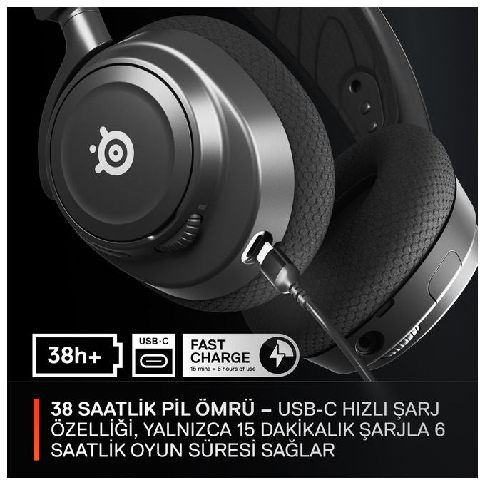 Steelseries Arctis Nova 7 Cuffie Gaming Wireless Nero