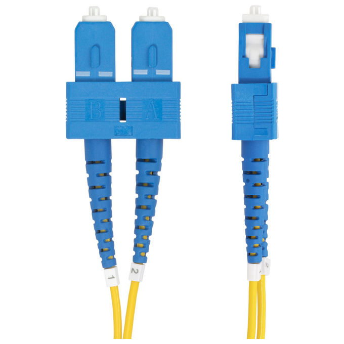 StarTech.com, Cavo Fibra Ottica, Monomodale OS2, SC a SC, 2m