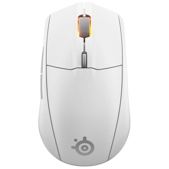 SteelSeries Rival 3 Wireless Gen 2 Mouse Gaming Bianco 18000 DPI