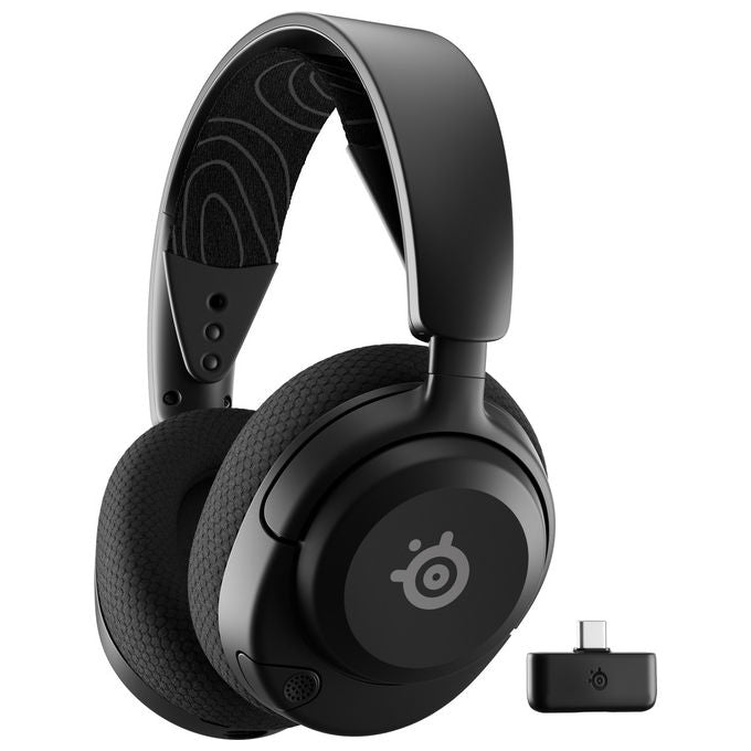 Steelseries Arctis Nova 5 Cuffie Gaming Wireless Nero Compatibile con PlayStation Switch Mac VR PC
