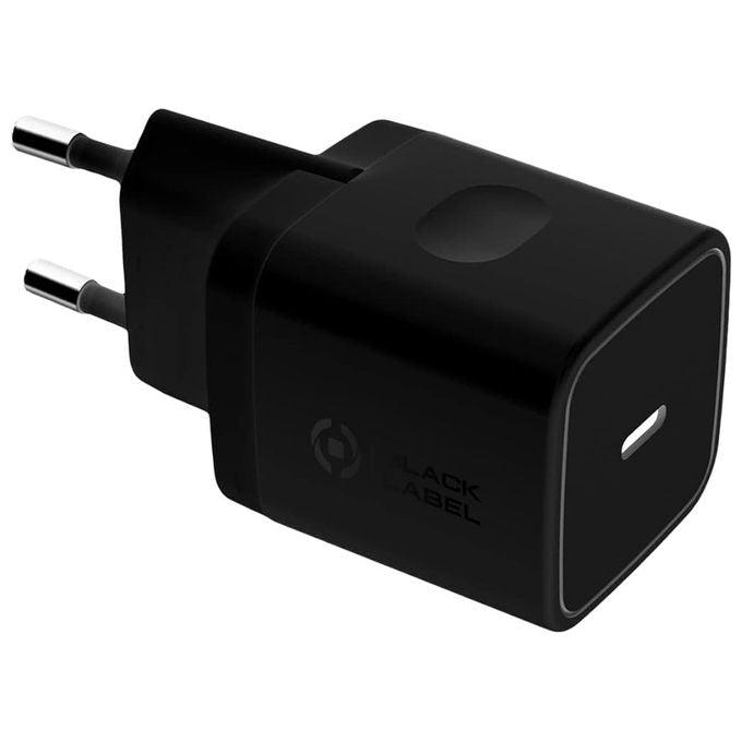 Celly Caricatore da Rete USB-USB-C 45W con Display LED Nero