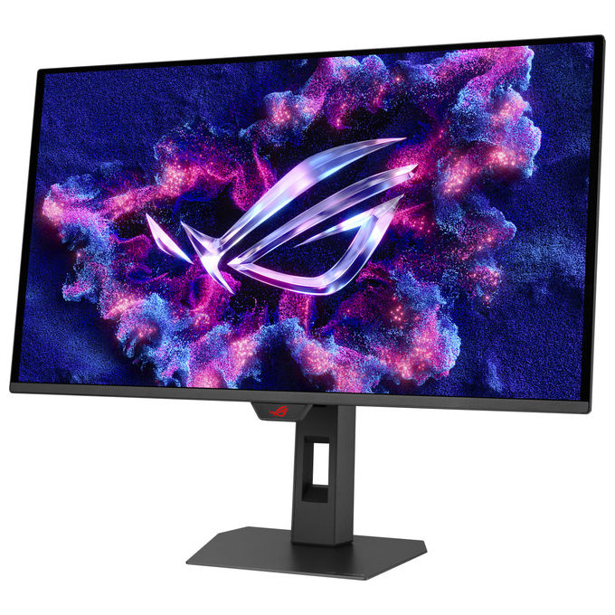 ASUS ROG Strix OLED XG27AQDPG Monitor Gaming da 265 Quad HD QD-OLED (2560 x 1440) 003ms (GTG) 500Hz Anti Sfarfallio Compatibile G-SYNC HDMI DisplayPort Hub USB DisplayWidget Center Nero