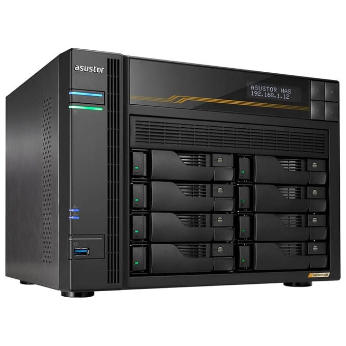 Asustor Nas Lockerstor 8 Gen3 AS6808T 8 Alloggiamenti