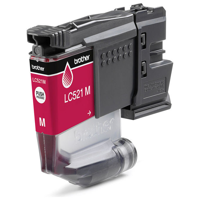 Brother Cartuccia Magenta Originale LC521M 500 Pagine