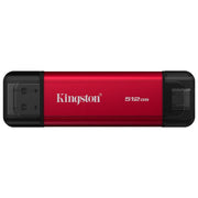 Kingston Technology, SSD Portatile 512GB, Dual USB-A-C, Velocita' 1050MB-s
