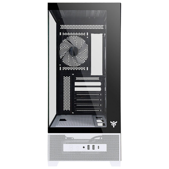 Itek SHOWBUI 37B Case Gaming Tower ATX Nero Bianco