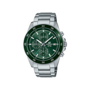 Casio, Orologio Uomo Edifice EFR-526D-3AVUEF, Cronografo, Acciaio, Verde