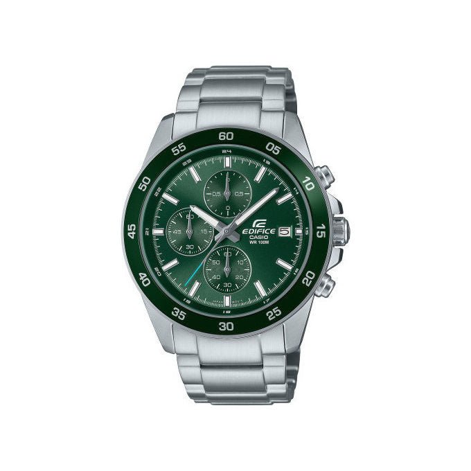 Casio, Orologio Uomo Edifice EFR-526D-3AVUEF, Cronografo, Acciaio, Verde