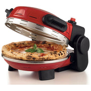 Ariete 934 Pizzeria Gourmet - Forno pizza elettrica con camera di cottura alta 1500W 400°C Pietra Refrattaria Rosso