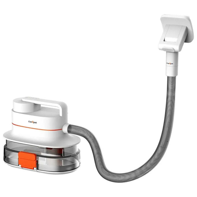 Carepet Kit Toelettatura 6 in 1 per Animali Domestici Bianco Aspiratore e Asciugatore