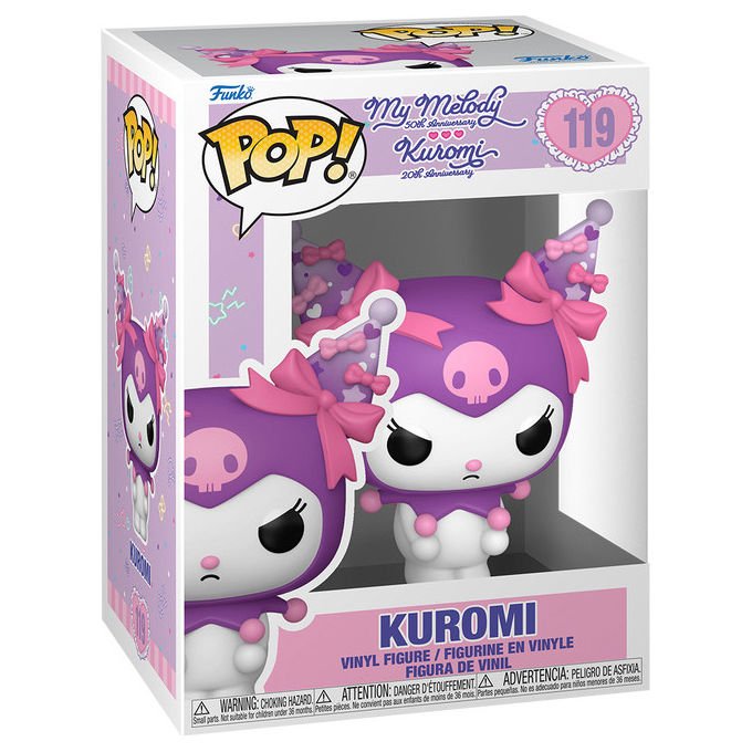 Funko Pop! Kuromi Personaggio da Collezione in Vinile, Serie Sanrio Grumpy