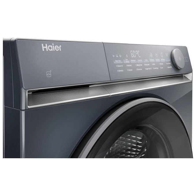 Haier HW100-B14367GUIT Lavatrice Carica Frontale 10 Kg 1400 Giri Classe A Antracite (85x60x60 cm) colore Antracite