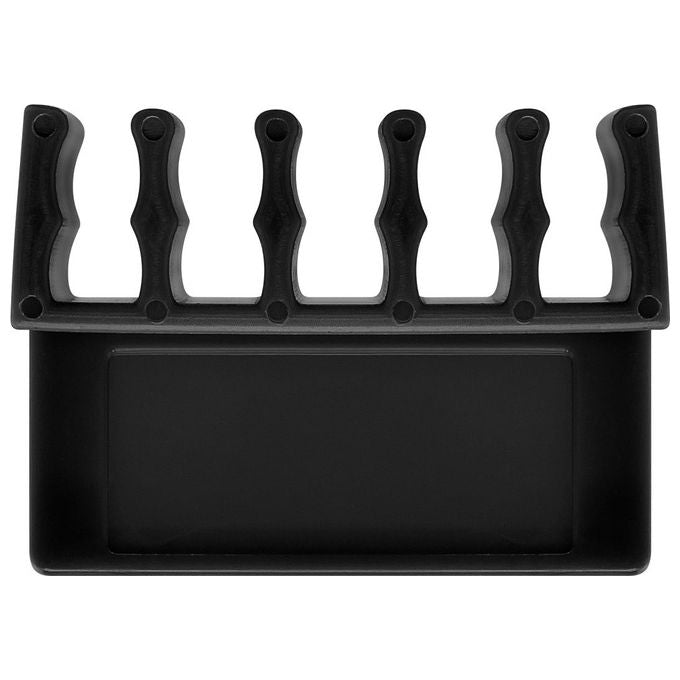 Goobay, Organizer per Cavi, Scrivania, Supporto Adesivo, Nero, Set 2 Pezzi