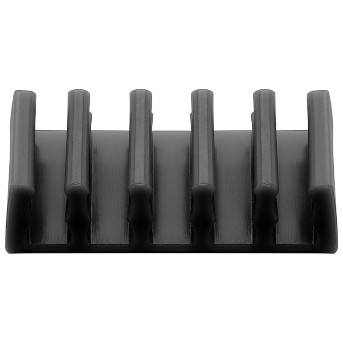 Goobay, Organizer per Cavi, Scrivania, Supporto Adesivo, Nero, Set 2 Pezzi