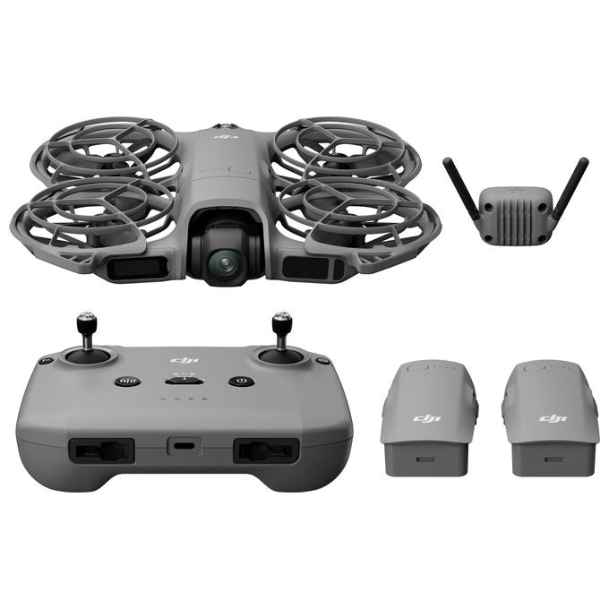 Dji, Drone, Neo 2 Fly More Combo, 12 MP, 4 Rotori, Nero Grigio