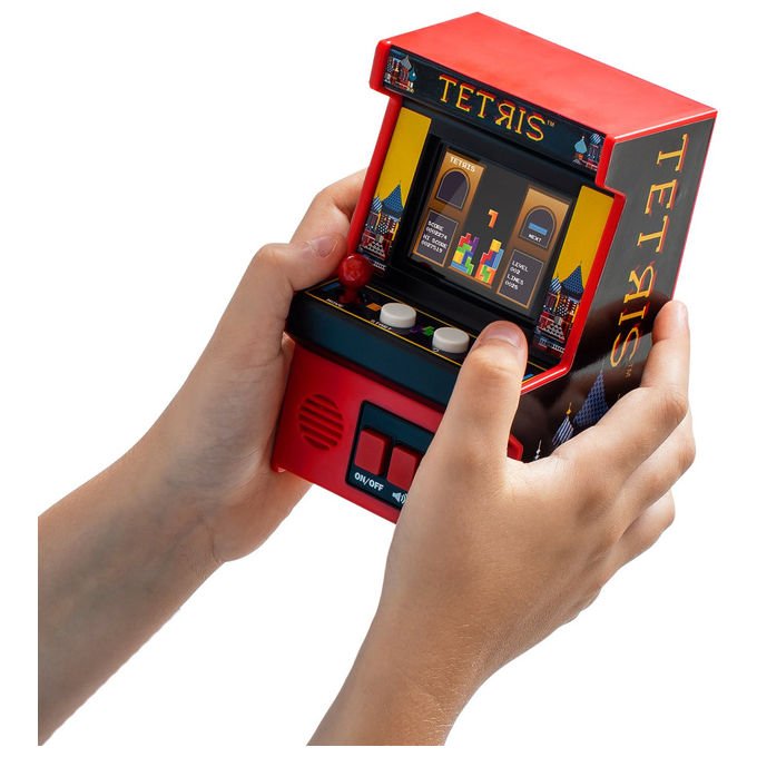 Basic Fun, Mini Tetris Arcade Classico con Schermo Tft, Console Portatile - Yeppon