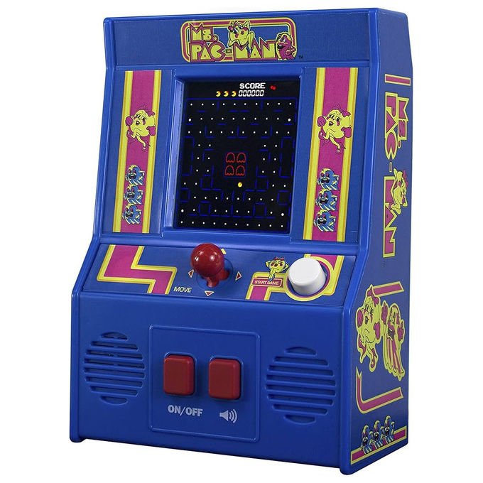 Basic Fun Console Portatile Pac-Man Arcade Classic Mini Gioco Retro'