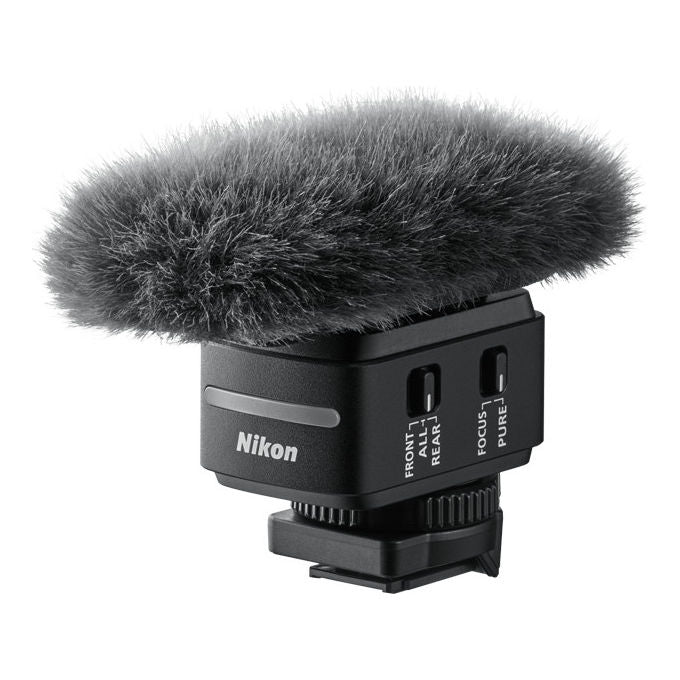 Nikon Microfono Shotgun ME-D10 Diagramma Polare Cardioide Per Videocamere Nikon