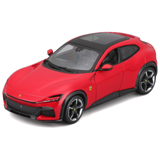 Bburago, Modellino Ferrari Purosangue, SUV Preassemblato, Scala 1:24, Rosso