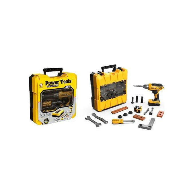 Odg Valigetta Attrezzi Power Tools con Trapano Giocattolo