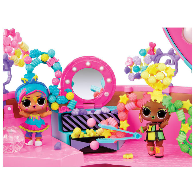 MGA Entertainment, L.O.L. Surprise! Hair Beads Salon, Playset con 100 Perline