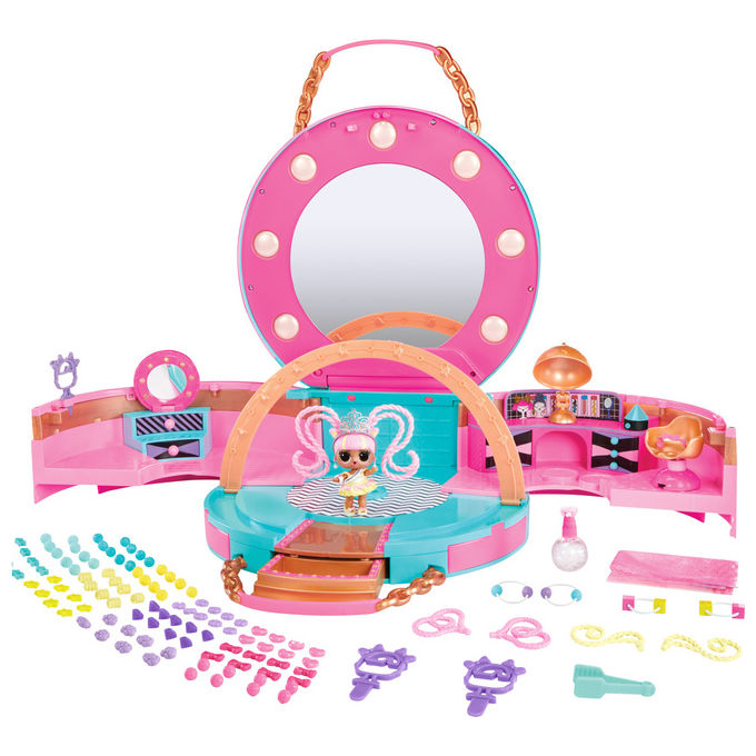 MGA Entertainment, L.O.L. Surprise! Hair Beads Salon, Playset con 100 Perline