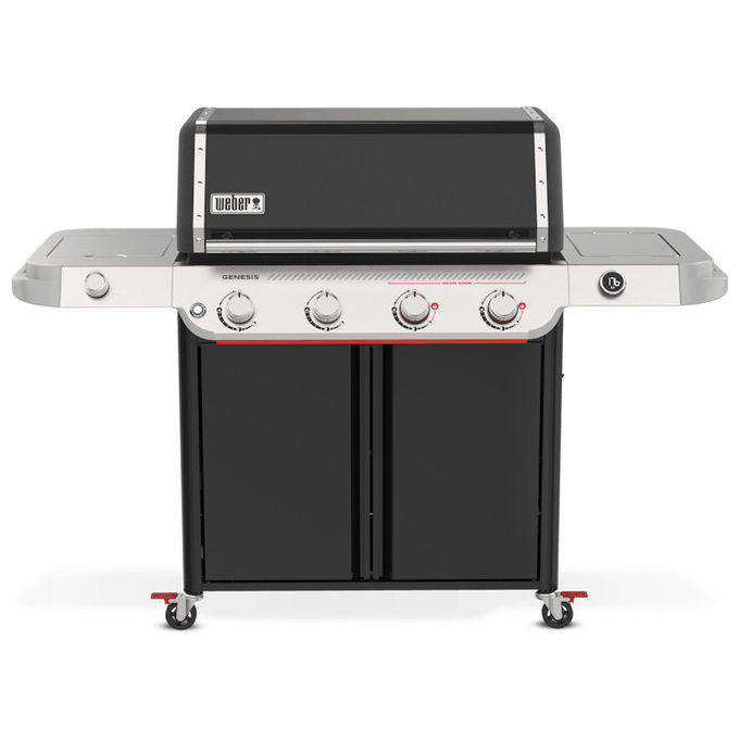 Weber, Barbecue a Gas, Genesis E-435W Nero Acciaio Inox, 4 Bruciatori, 20400 W