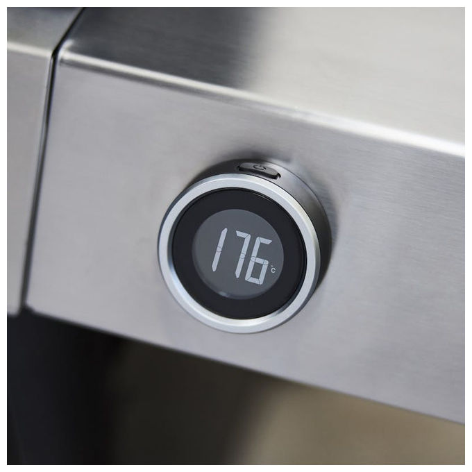 Weber, Barbecue a Gas, Genesis E-435W Nero Acciaio Inox, 4 Bruciatori, 20400 W