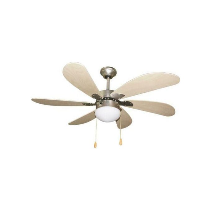 Briloner, Ventilatore da Soffitto con Telecomando, Funzione Estate - Inverno, LED 24W, Diametro 46 cm - Yeppon