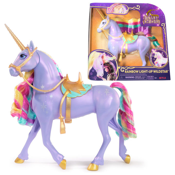 Spin Master, Unicorno Interattivo Wildstar, Magica Luce Arcobaleno, Suoni e Musica, 4+ Anni