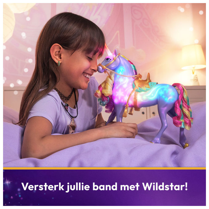 Spin Master, Unicorno Interattivo Wildstar, Magica Luce Arcobaleno, Suoni e Musica, 4+ Anni