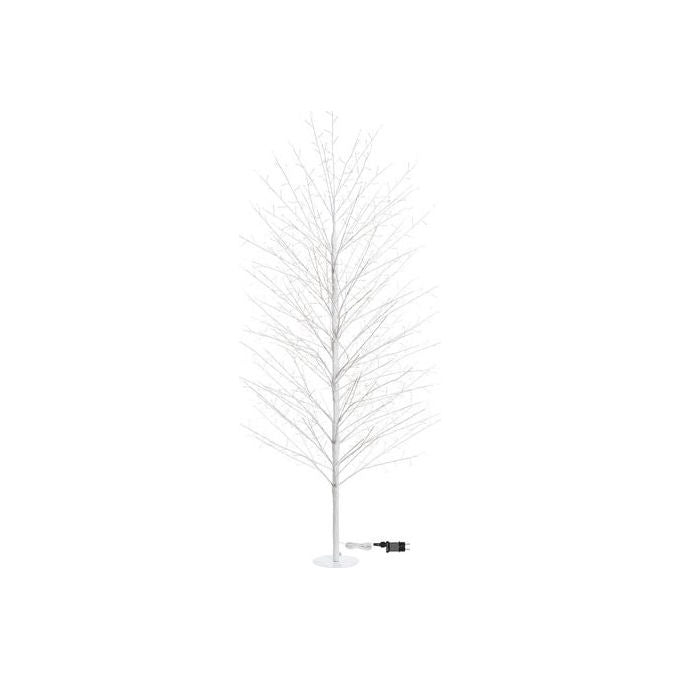 Lotti, Albero di Natale Luminoso 2D Bianco, 90cm, MicroLED, Per Interno - Esterno - Yeppon