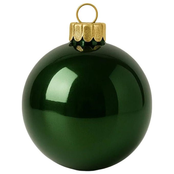 Decoris, Palline Natale Verde Pino, 3 cm, Plastica, Set 14 Pezzi - Yeppon