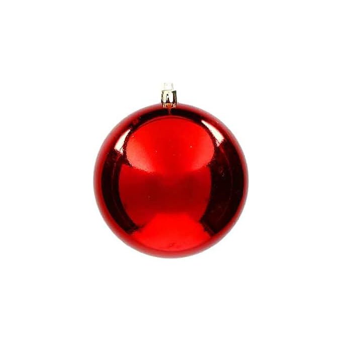 Decoris, Palla di Natale Infrangibile, 20 cm, Lucida Colore Perla, Addobbo Natalizio - Yeppon