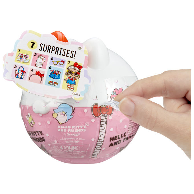 MGA Entertainment, L.O.L. Surprise! Loves Hello Kitty and Friends, Mini Bambola a Sorpresa