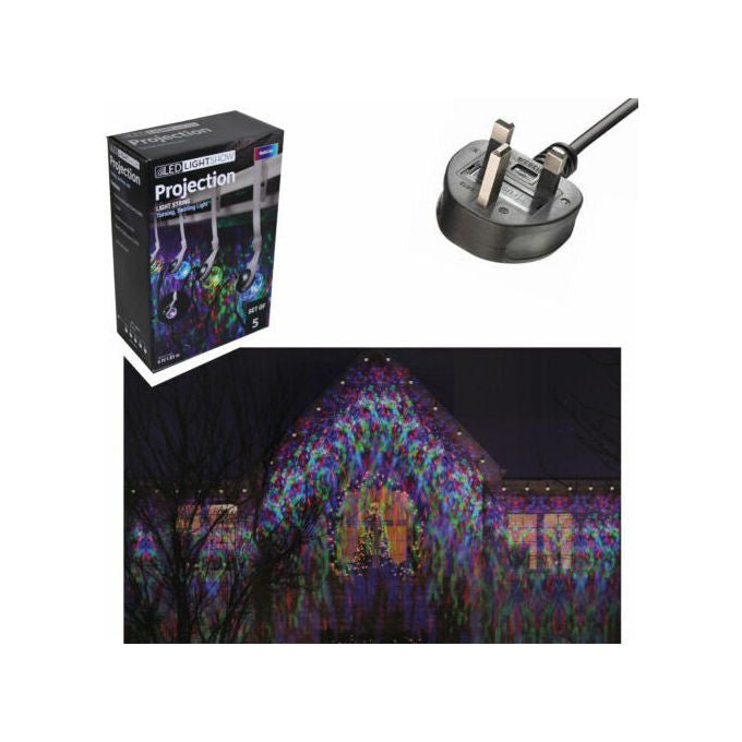 Kaemingk, Tenda Luminosa Natale, 480 LED, 200x100 cm, Nero - Yeppon