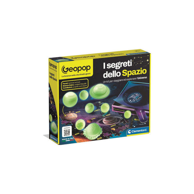 Clementoni Geopop I Segreti Dello Spazio Kit Scientifico con Puzzle e Mappa Stellare