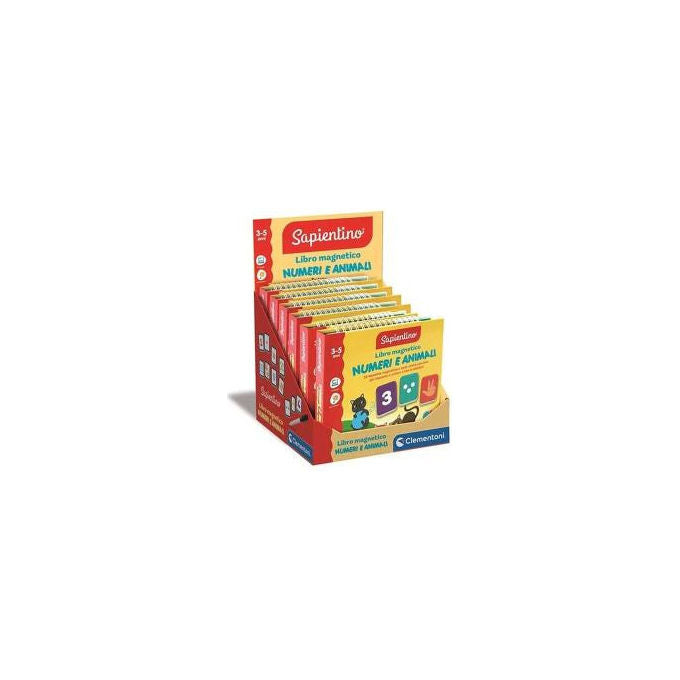 Clementoni Sapientino Libro Magnetico Numeri e Animali Educativo Interattivo 3-5 Anni